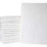 ASABELLA Простыня из сатина люкс 595-1P 275х280 белая