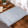 KARVEN Полотенце махровое из хлопка PETEK BORDUR DUZ H5160 LUX COTTON acik mavi 70х140