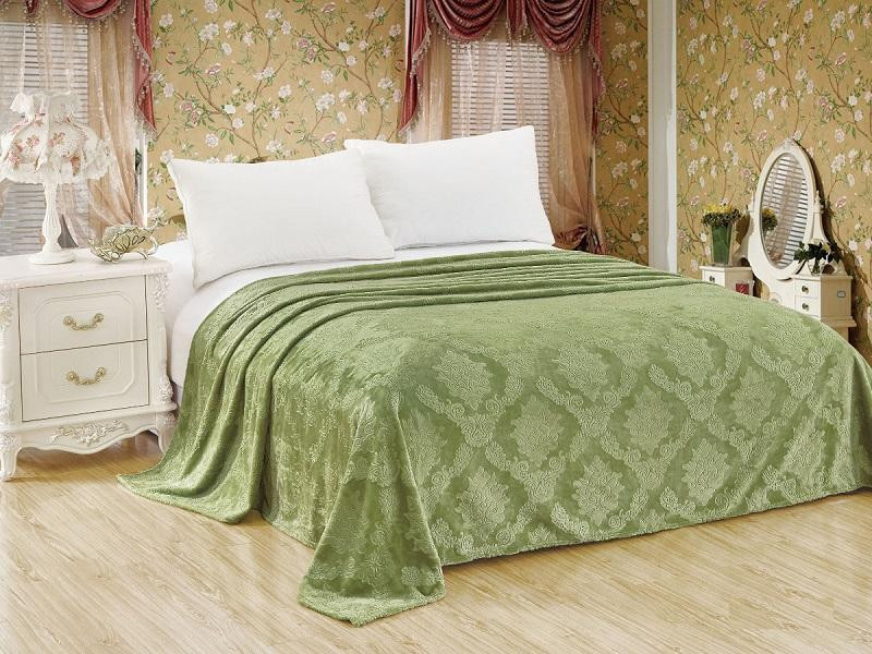 АЛЬВИТЕК Плед однотонный из микрофибры с тиснением ВЕНЕЦИЯ 052-pv 150х200