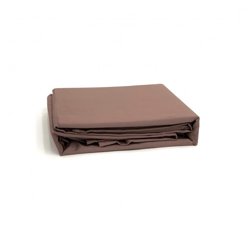 KARVEN Простыня из сатина P895 кофейная 160х240