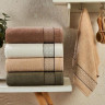 KARVEN Набор махровых полотенец из хлопка COTTON PENYE HS1004 SIDE 50х90 (4шт)
