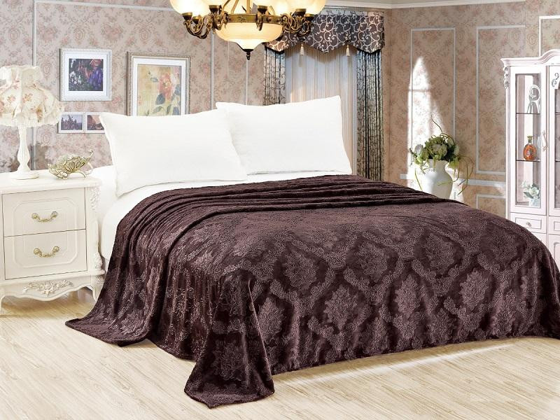АЛЬВИТЕК Плед однотонный из микрофибры с тиснением ВЕНЕЦИЯ 082-pv 150х200