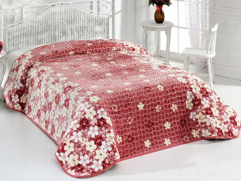 KARVEN Плед из полиэстера SUPER SOFT P948 EVLEN V2-B005 розовый 220х240