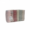 KARVEN Набор махровых полотенец из хлопка VIP COTTON H3231 SOFYA 50х90 (6шт)