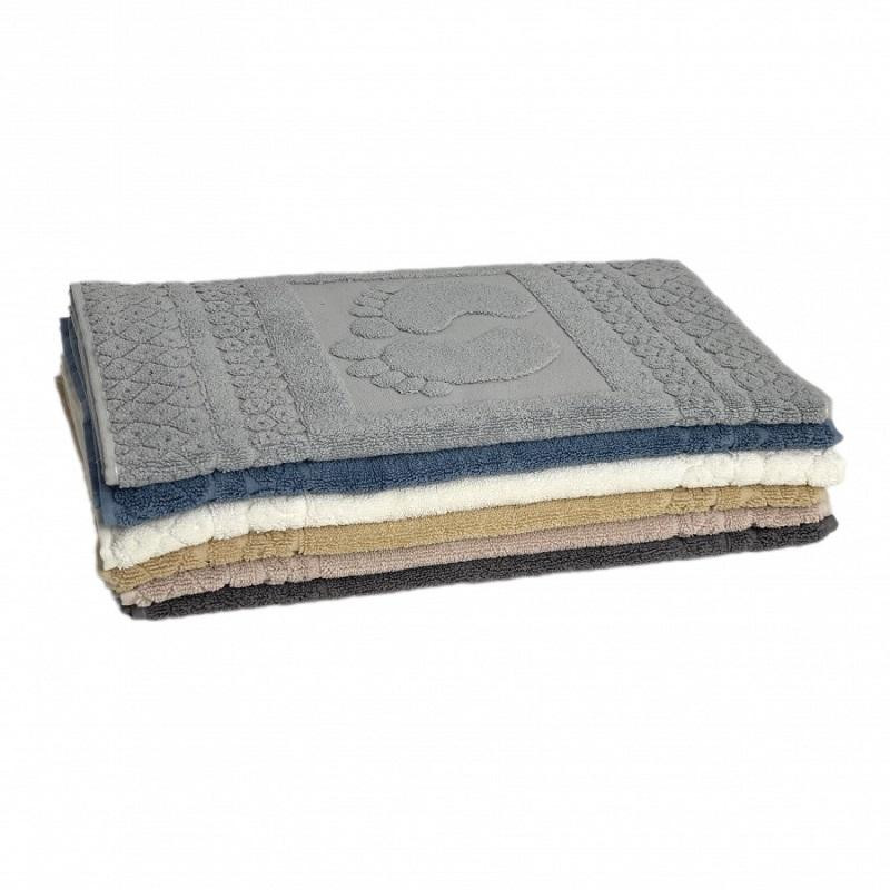 KARVEN Набор махровых полотенец для ног из хлопка VIP COTTON H3259 CERCEVELI 55х80 (6шт)