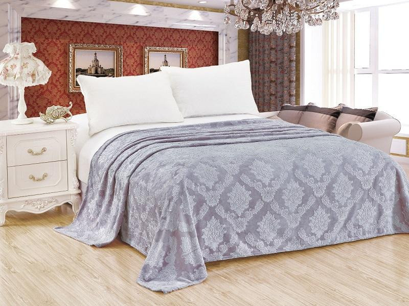 АЛЬВИТЕК Плед однотонный из микрофибры с тиснением ВЕНЕЦИЯ 099-pv 150х200