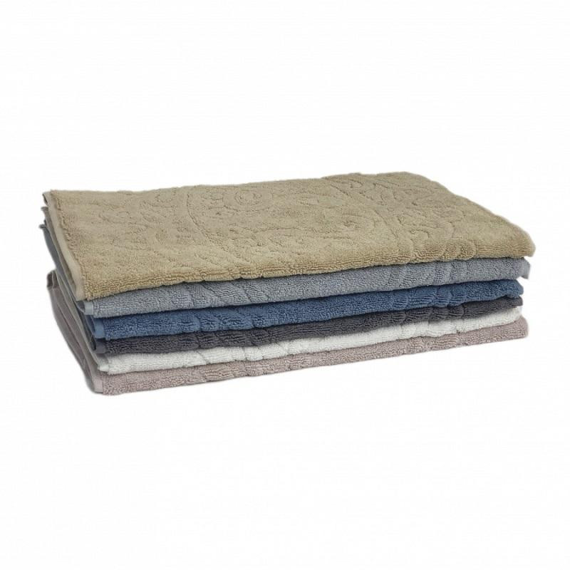KARVEN Набор махровых полотенец для ног из хлопка VIP COTTON H3259 FANTASTIK 55х80 (6шт)
