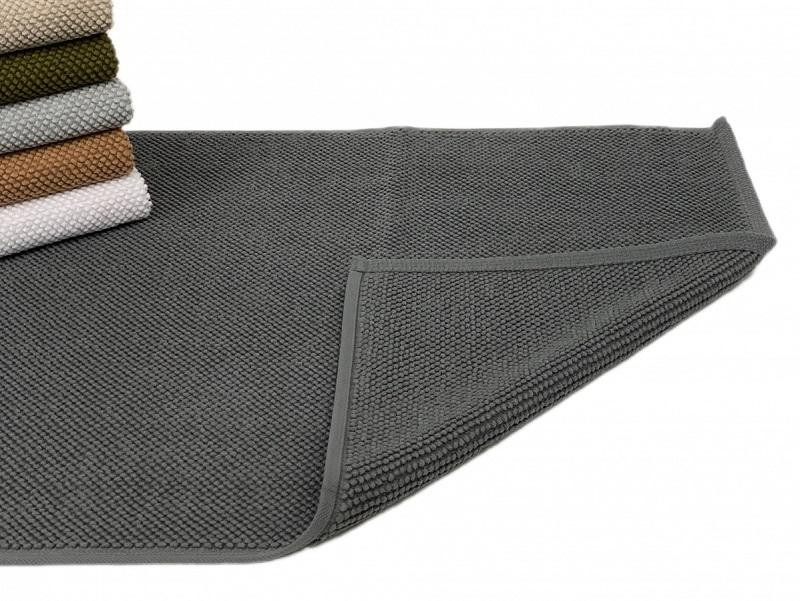 KARVEN Коврик для ног махровый из хлопка KV433 GUR-582 antrasit 50х80