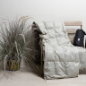 GERMAN GRASS Дорожный плед пуховый TRAVEL PLAID GRASS grey 140х200