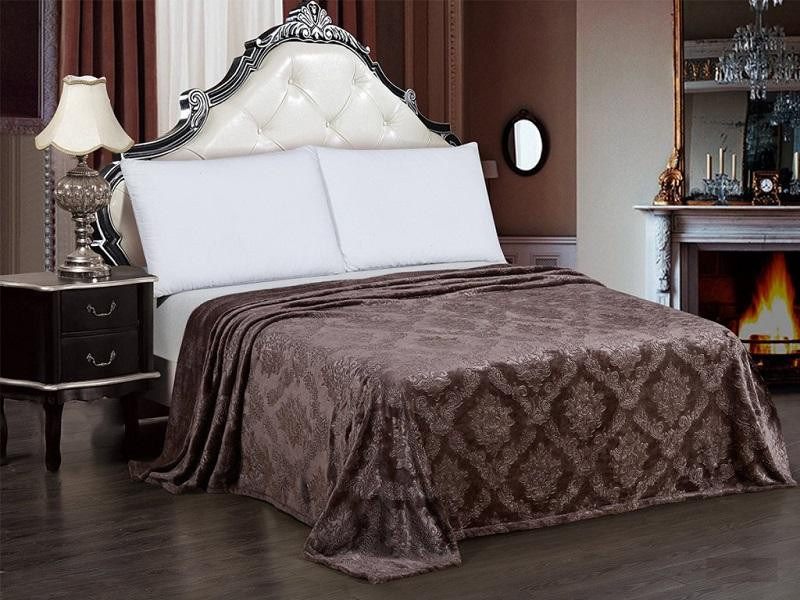 АЛЬВИТЕК Плед однотонный из микрофибры с тиснением ВЕНЕЦИЯ 148-pv 150х200