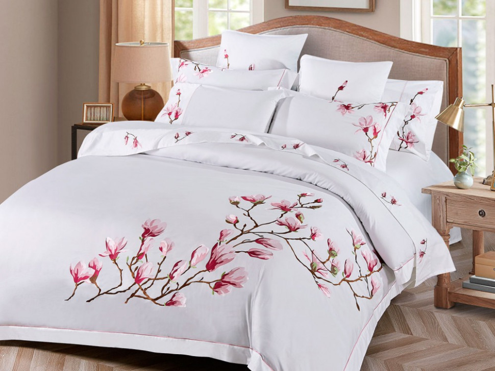 ASABELLA Комплект постельного белья из сатина люкс 475-4 50х70 (2шт) евро