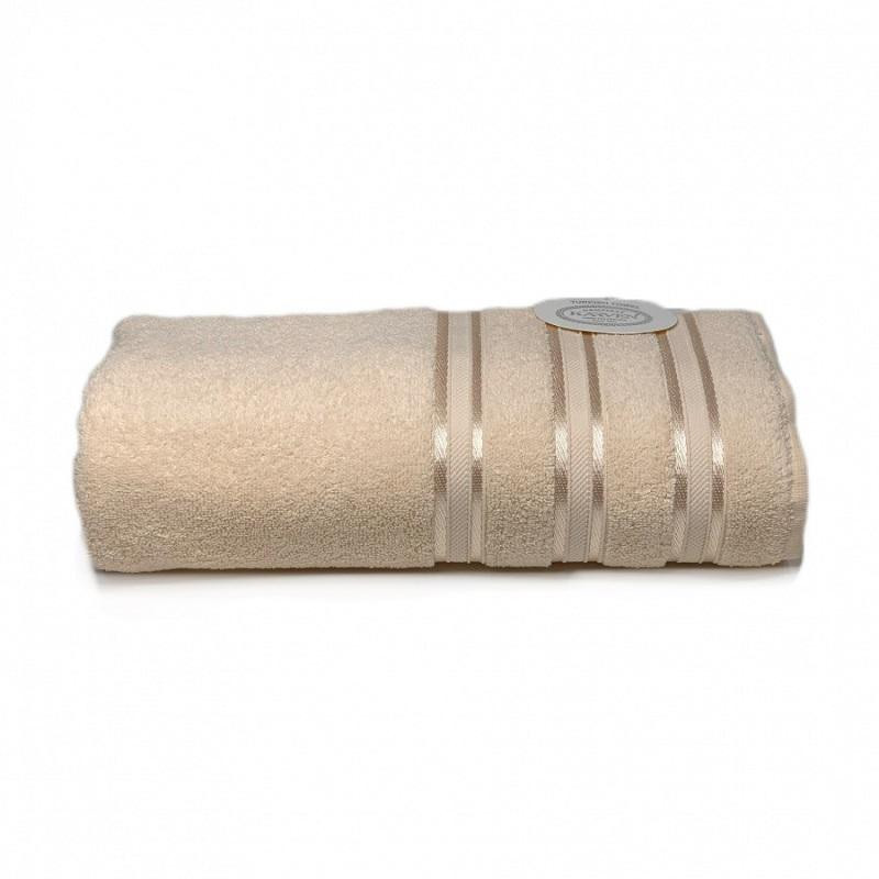 KARVEN Полотенце махровое из хлопка H5154 MIKRO DELUX acik somon 70х140