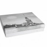 KARVEN Набор махровых полотенец из бамбука с гипюром в коробке HS1716 DAMASK V2 кремовый 50х90 (1шт), 70х140 (1шт)