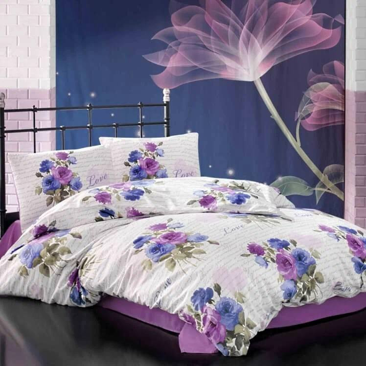 Комплект постельного белья из ранфорса IRINA HOME BLANCIA lina 50х70 (2шт) евро