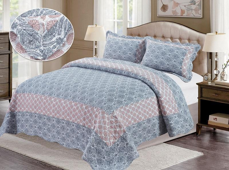 TANGO Покрывало с наволочками хлопковое PATCHWORK PW333-210 230х250