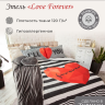 Комплект постельного белья из ранфорса ЭТЕЛЬ LOVE FOREVER СЕРДЕЧКИ 50х70 (2шт) евро