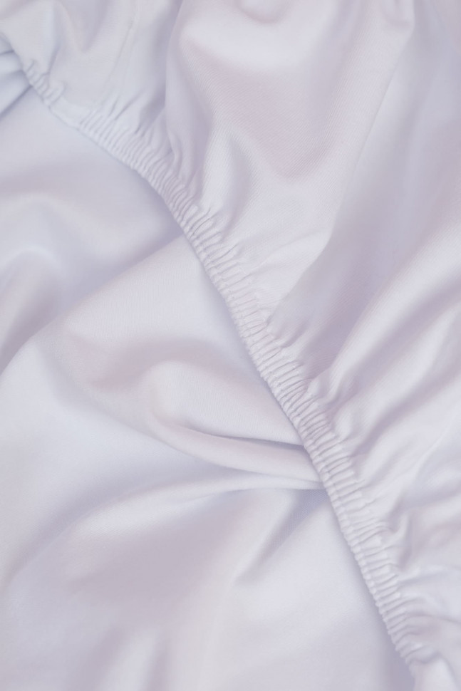 GERMAN GRASS Простыня на резинке NOBLE TRADITIONS JERSEY WHITE GRASS 200х200х40