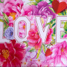Комплект постельного белья из ранфорса ЭТЕЛЬ LOVE ЦВЕТЫ СИРЕНЬ 50х70 (2шт) евро