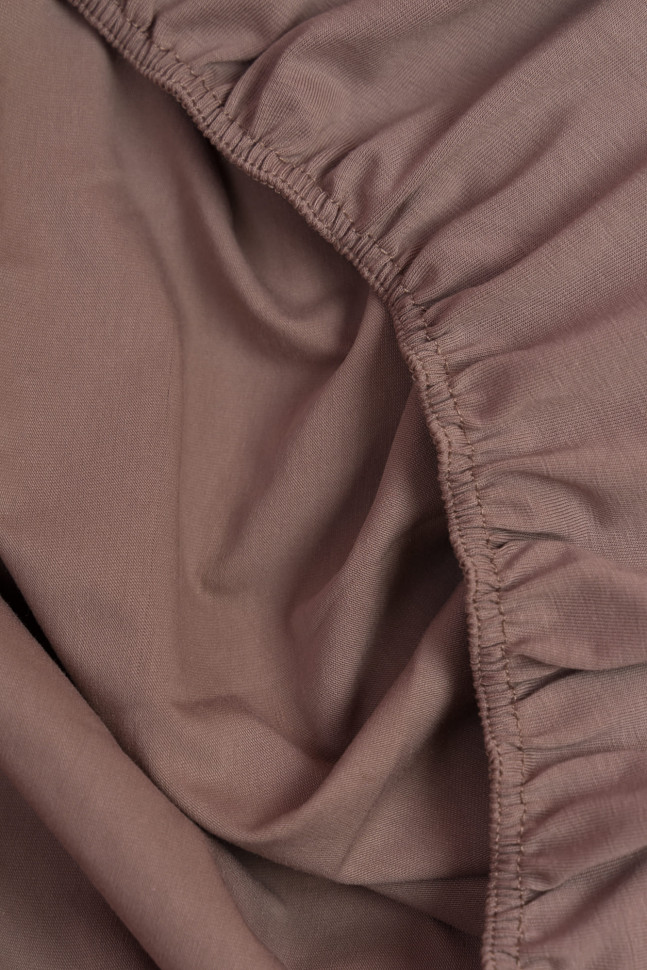 GERMAN GRASS Простыня на резинке NOBLE TRADITIONS JERSEY TAUPE GRASS 200х200х40