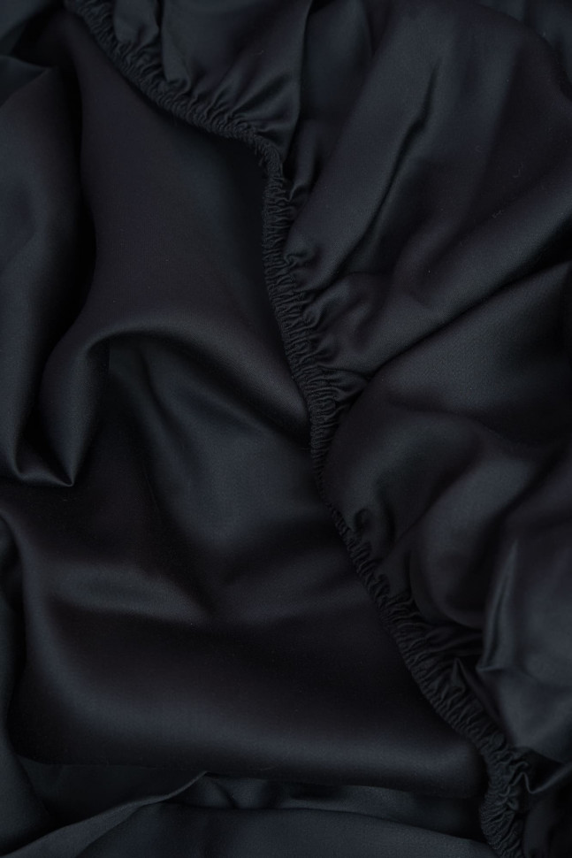 GERMAN GRASS Простыня на резинке BLACK BRILLIANT GRASS 160х200х40