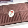 KARVEN Набор махровых полотенец из хлопка в коробке HS1709 PIANO V6 коричневый 30х50 (1шт), 50х90 (1шт), 70х140 (1шт)