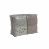KARVEN Набор махровых полотенец из хлопка с вышивкой ELIT H7000 GONCA 50х90 (6шт)