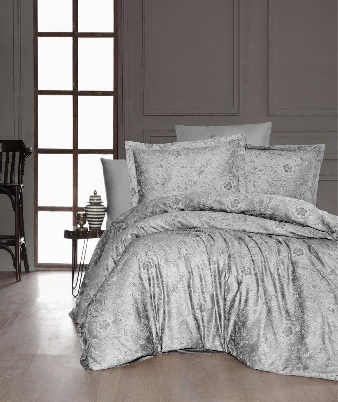KARVEN Комплект постельного белья из сатина N026 ADVINA GREY 50х70 (2шт), 70х70 (2шт) семейный