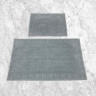 KARVEN Набор ковриков для ванной из хлопка KV419 GREK gri 50х60 (1шт), 60х100 (1шт)