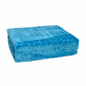 KARVEN Плед из полиэстера SUPER SOFT P945 EVLEN СЕРДЦЕ гoлубoй 180х240