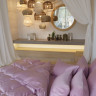 GERMAN GRASS Простыня на резинке LILAC BRILLIANT GRASS 160х200х40